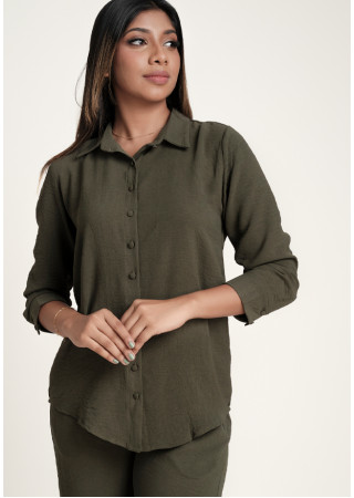 LORIDA KHAKI BLOUSE 